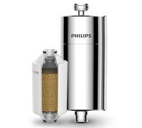 Philips Shower Filter 3-Stage Water Softener, Double Mesh Filtration KDF Material, Reducing Chlorine/Impurities/Rust Sediments (Shower Filter Set)