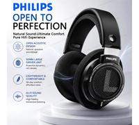 Philips SHP9500 Headphone Professional HiFi Gaming Earphones No Delay Wired for Computer PC Laptop Esports 3.5mm 6.3mm Headset Philips SHP9500 Blac