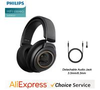 Philips SHP9600 Wired Headphone HIFI Stereo Gaming Earphones SHP9500 Upgrade Detachable Audio Jack Tri-band Equalized Headset Black