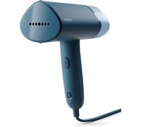 Philips 3000 Series Handheld Garment Steamer - Ready to use in seconds; Fast 20 g/min Steam; Best Travel Companion; 100 ml Tank - Storage Pouch - Blue - STH3000/26