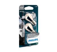 Philips SilverVision Indicator Bulb 12V PY21W BAU15s 21W 2-Pack