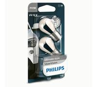 Philips 12496SVB2 12496-SV PY21 Silver Vision (2 x Bulbs)