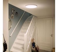 Philips LED Magneos Slim Surface Mount Round Downlight 2700K 12W [Warm White - White] for Indoor Lighting, Livingroom and Bedroom