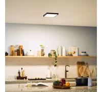 Philips Slim Surface, black, 21 x 21 cm, angular, 2,700 K