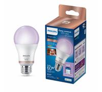 Philips Smart Light Bulb LED Globe Frosted Screw E27 Full Colour & Warm/Cool Spectrum 60W