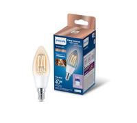 Philips Philipssmart Ses 40W Led Cool White & Warm White C35 Dimmable Filament Smart Light Bulb