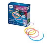 Philips Smart Lighting Neon Flex LED Strip Light, 5 m, Type G, Dynamic Multicolor Light Effects, Bendable, Easy Setup, Connected by WiZ, Google Home, Alexa, Apple Home