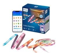 Philips Smart Lighting RGBIC LED Strip Light, 10 m, Type C, Dynamic Multicolour Light Effects, Cuttable, Easy Setup, Connects to Wi-Fi, Connected by WiZ, Google Home, Alexa, Apple Home