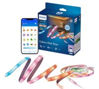 Philips Smart Lighting RGBIC LED Strip Light, 20 m, Type C, Dynamic Multicolour Light Effects, Cuttable, Easy Setup, Connects to Wi-Fi, Connected by WiZ, Google Home, Alexa, Apple Home
