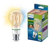 Philips Smart WiZ Connected LED Light Bulb, B22, 903 Lumens, Dimmable, Cool & Warm White, Alexa and Google Compatible, App and Voice Control - Ultra