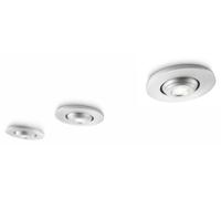 Philips SmartSpot Talitha Recessed Spotlight Aluminium (Integrated 3 x 2.5 Watts LED Bulb)