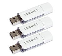 Philips Snow Edition USB 2.0, 32 GB, Grey, 3 Pack