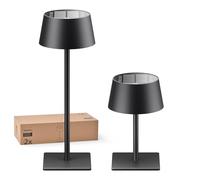 Philips Solar Outdoor Table Lamp, Portable LED Desk Light,Cordless Battery-Operated，2 Adjustable Height, Touch Control & Stepless Dimming Night Light，Waterproof for Garden, Bedroom