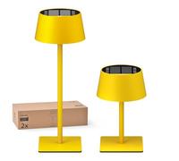 Philips Solar Outdoor Table Lamp, Portable LED Desk Light,Cordless Battery-Operated，2 Adjustable Height, Touch Control & Stepless Dimming Night Light，Waterproof for Garden, Bedroom