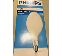 Philips Son High Pressure Sodium Lamp 1000W/220 E40 Long Life 130,000 Lumen