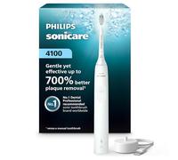 Philips Sonicare 4100 Power Toothbrush, Rechargeable Electric Toothbrush with Pressure Sensor, White HX3681/23