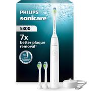 Philips Sonicare 5300 Electric Toothbrush, Sonic Toothbrush with 2 Intensity Levels, Pressure Alert, EasyStart, SmarTimer and BrushPacer, White, Model HX7108/04 [New Technology]