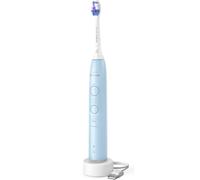 Philips Sonicare 6100 HX7406/01 Electric Toothbrush, 62000 Movements/Min, 2 Modes, 3 Intensity Levels, Pressure Alert, BrushSync Reminder, 2 min Timer, 1 Head, Light Blue