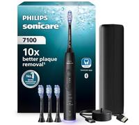 Philips Sonicare 7100 Electric Toothbrush, Sonic Toothbrush with App, 4 Brushing Modes and 3 Intensity Levels, Pressure Alert, EasyStart, SmarTimer, Navy Blue, Model HX7421/08 [New Technology]