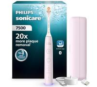 Philips Sonicare 7500 Series Sonic Electric Toothbrush - Next-Generation Sonicare Technology, Pressure Sensor, 12 Brushing Settings, SmarTimer, 21-Day Runtime, Charging Travel Case, Pink