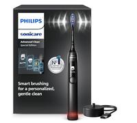 Philips Sonicare AdvancedClean Limited Edition Electric Toothbrush - Smart Screen, Pressure Sensor, Brush Head Replacement, 5 Brushing Modes and SmarTimer, Black, Model HX3792/11