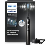 Philips Sonicare Brilliant Clean Electric Toothbrush - Smart Screen, Brush Head Replacement, 2 Brushing Modes and SmarTimer, Black, Model HX3792/21