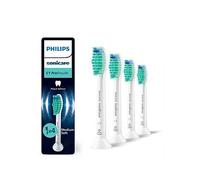 Philips Sonicare C1 ProResults, Genuine Replacement Toothbrush Heads, White, 4 Pack, HX6014/87, One Colour, Women One Colour