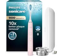 Philips Sonicare DiamondClean 9000 Electric Toothbrush - Pink, App Connected, USB Travel Case (HX9911/53)