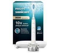 Philips Sonicare DiamondClean 9000 Electric Toothbrush - Smart Pressure Sensor, App Coaching, Charging Travel Case - White HX9911/63