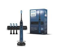 Philips Sonicare DiamondClean 9000 Series Electric Toothbrush, Sonic Toothbrush, Cleaner Teeth and Oral Care, Blue, with 4 x C3 Premium Plaque Defense Brush Heads (Model HX9911/89), 5 Piece Set