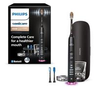 Philips Sonicare DiamondClean Smart Electric, Rechargeable Toothbrush for Complete Oral Care, with Charging Travel Case, 5 Modes - 9500 Series, Black, HX9923/11