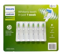 Philips Sonicare DiamondClean Standard Brush Heads 6-Pack (White) HX6066/30