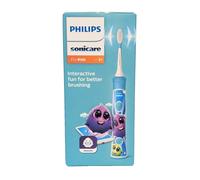 Philips Sonicare for Kids, Sonic Electric Toothbrush with App, for Kids Aged 3+, with SmarTimer and QuadPacer for a Thorough Clean, Turquoise, Model HX6322/04
