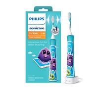 Philips Sonicare for Kids 3+ Bluetooth Connected Rechargeable Electric Power Toothbrush, Interactive for Better Brushing, Turquoise, HX6321/02