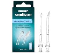 Philips Sonicare Replacement Nozzles for Compact Flosser, N1 Standard and N2 Comfort, HX3072/00