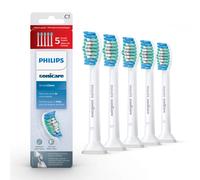 Philips Sonicare Genuine SimplyClean Replacement Toothbrush Heads 5 Brush Heads White HX6015/03