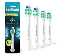 Philips Sonicare InterCare - Genuine Replacement Electric Toothbrush Heads, White, 4 Pack, HX9004/87