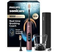 Philips Sonicare Next-Generation DiamondClean 9000Sonic Electric Toothbrush - with Smart Coverage Feedback, Smart Pressure Feedback and 21 Settings, Satin Mauve, HX9214/85