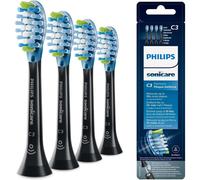 Philips Sonicare Original C3 Premium Plaque Defence Standard sonic toothbrush heads - 4 pack in Black (Model HX9044/33)