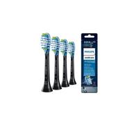 Philips Sonicare Original C3 Premium Plaque Defence Standard Sonic Toothbrush Heads - 4 Pack in Black (Model HX9044/33)