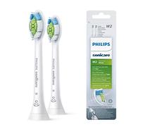 Philips Sonicare Original W2 Optimal White Standard Sonic Toothbrush Heads - 2 Pack in White (Model HX6062/10)