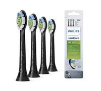 Philips Sonicare Original W2 Optimal White Standard Sonic Toothbrush Heads - 4 Pack in Black (Model HX6064/11)
