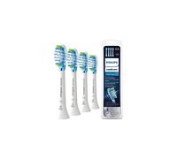 Philips Sonicare Premium Plaque Defence C3 Replacement Brush Heads, 4-Pack, White (HX9044/17)