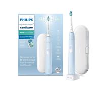 Philips Sonicare ProtectiveClean 4300 Electric Toothbrush with Travel Case - Light Blue (UK 2-pin Bathroom Plug) - HX6803/03