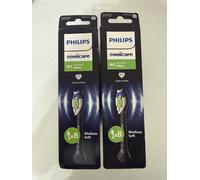 Philips Sonicare W2 Optimal White, Genuine Replacement Toothbrush Heads, Black, 8 Pack, HX6068/88