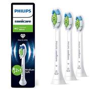 Philips Sonicare W2 Optimal White Genuine Replacement Toothbrush Heads White 3 Brush Heads 2+1 Pack, HX6063/87