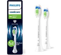 Philips Sonicare W2 Optimal White, Genuine Replacement Toothbrush Heads, White, 2 Pack, HX6062/87
