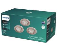 Philips Sparkle 3 Light LED Spotlight - Nickel