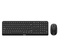 PHILIPS SPT6307B Wireless USB Keyboard- Mouse combo, Low Profile design Reduced click sound, Optical tracking, Multimedia shortcuts, plug and play PC/Laptop