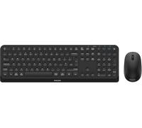 PHILIPS SPT6407B Wireless Keyboard Mouse Combo, Low Profile design, Bluetooth,